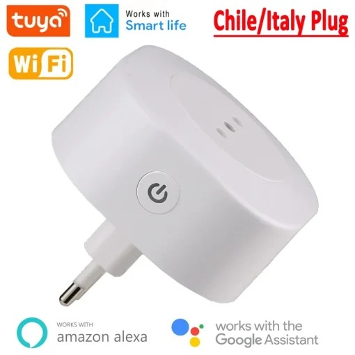 Enchufe Inteligente Wifi 50A ItaliaChile Con Temporizador