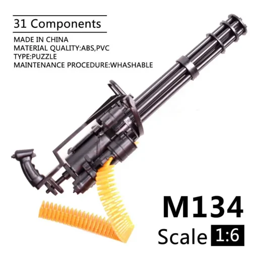 Escala 16 ametralladora Gatling M134