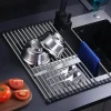 Escurridor plegable de platos de cocina