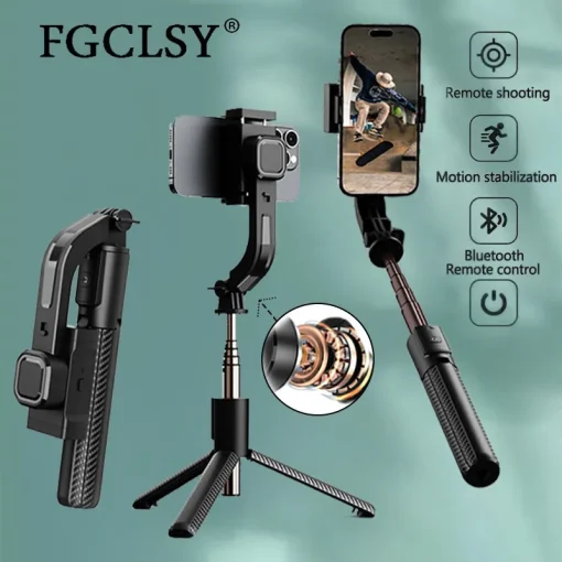 Estabilizador de cardán portátil Bluetooth FGCLSY