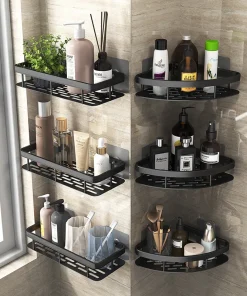 Estante de baño, organizador de maquillaje