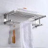 Estante organizador de acero inoxidable para baño