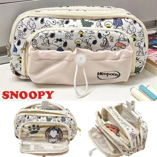 Estuche escolar Snoopy