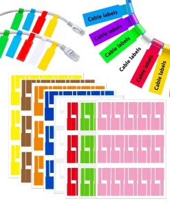 Etiquetas para cables para gestión de cables