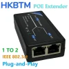 Extensor POE de 2 puertos HKBTM 100 Mbps