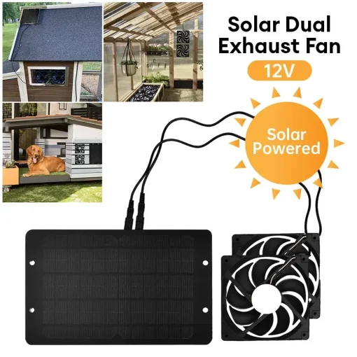 Extractor Solar 10W Ventilador Solar