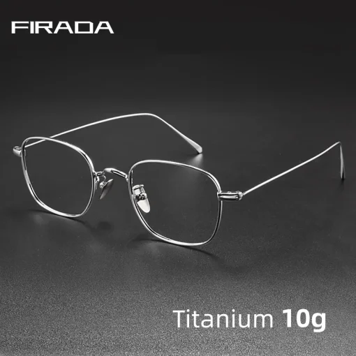 FIRADA Gafas de titanio puro de lujo de moda