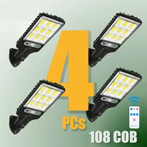 Faroles Solares LED 108COB