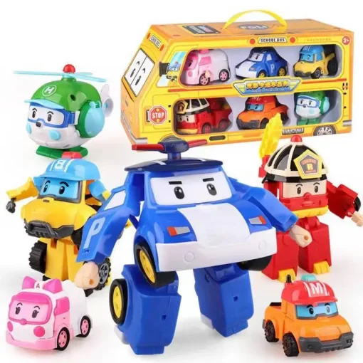 Figuras de acción New Cartoon Robocar Poli