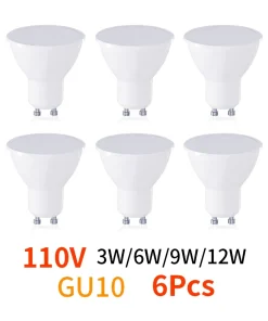 Foco LED 6 piezas AC110V GU10