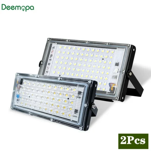 Foco de luz led exterior 2 unid.lote