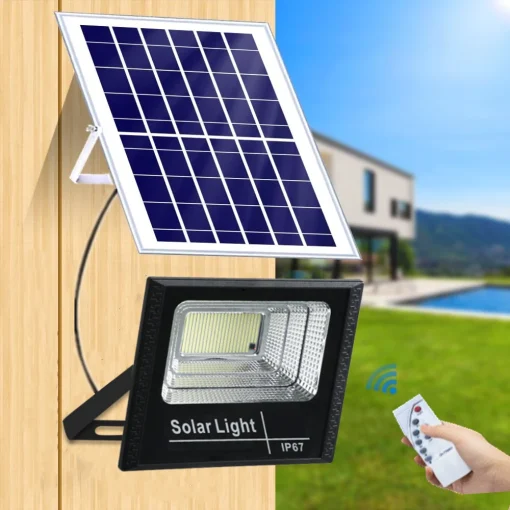 Foco proyector solar reflector LED exterior