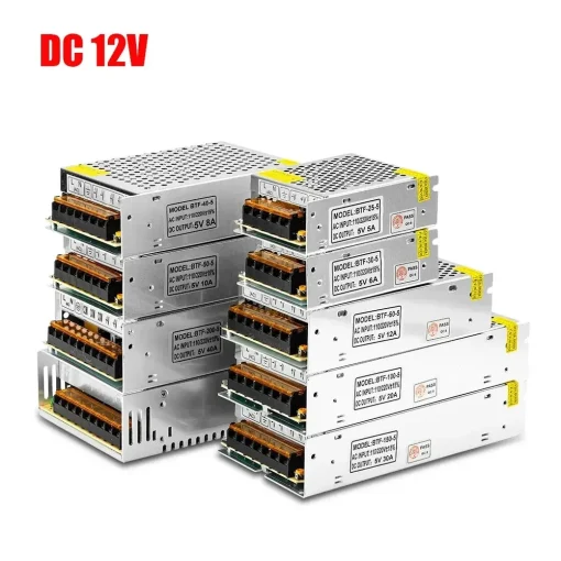 Fuente alimentación conmutada 12V Dc 1A-30 A