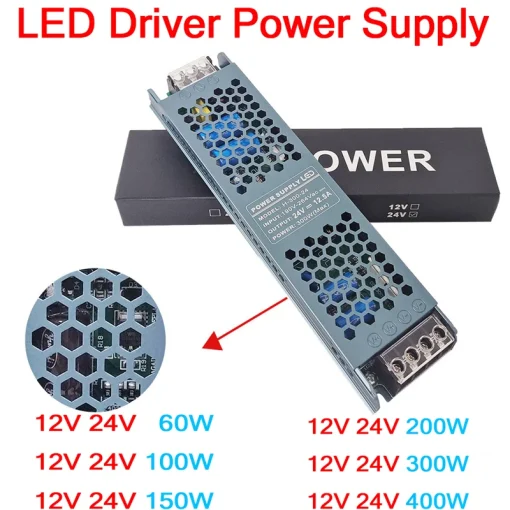 Fuente de alimentación LED 1224 V