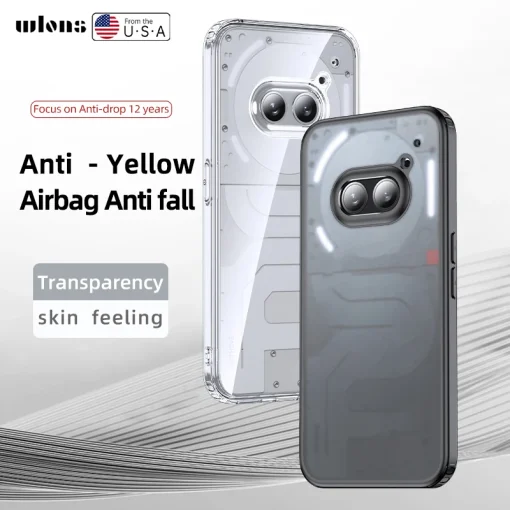 Funda antigolpes transparente y esmerilada Matte para Nothing Phone 2a Plus