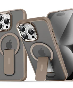 Funda invisible con soporte magnético Magsafe para iPhone