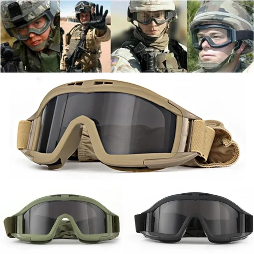 Gafas Airsoft Tacticas 13 Lente JSJM