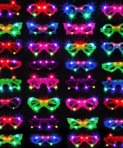 Gafas LED de neón que brillan en la oscuridad