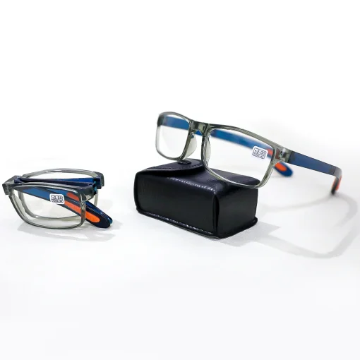 Gafas confortables y plegables con luz azul para regalo