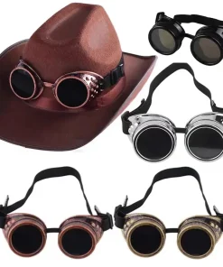 Gafas de Sol Hombres Punk Moda Caballero Decorativas