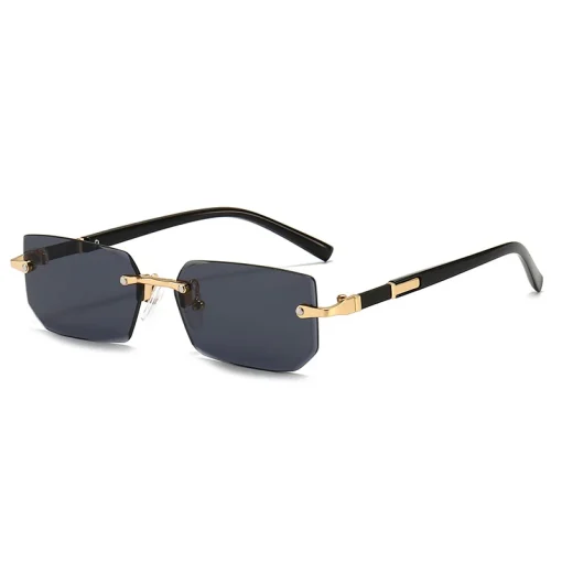 Gafas de Sol Rectangular Sin Marco Para Mujeres Y Hombres