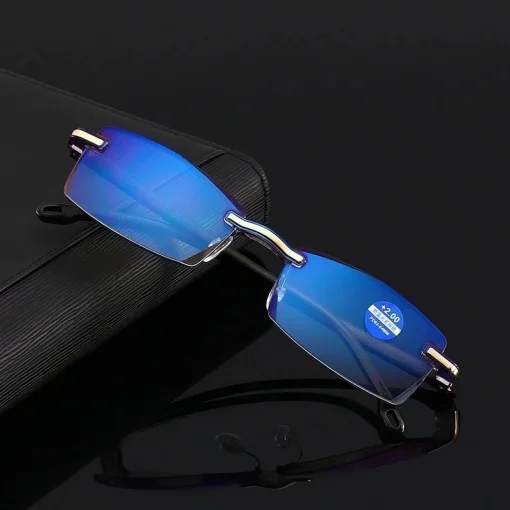 Gafas de lectura HD para hombre, anti luz azul