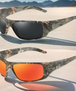 Gafas de sol deportivas polarizadas camufladas para hombre