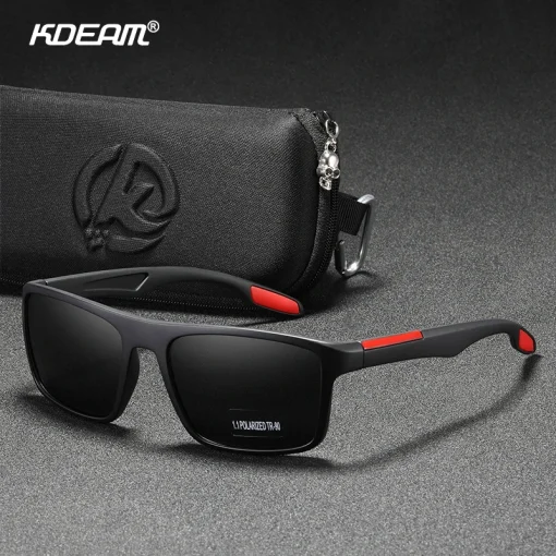 Gafas de sol deportivas rectangulares ultraligeras KDEAM