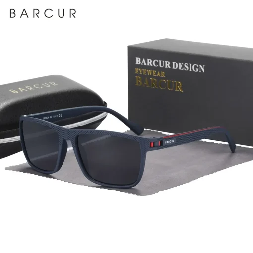 Gafas de sol polarizadas TR90 ligeras para deportes, BARCUR Design