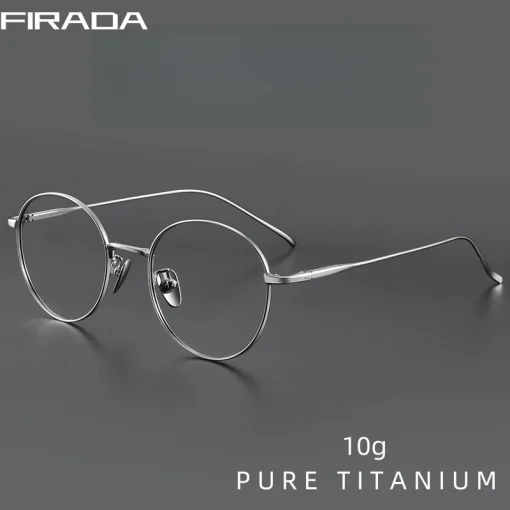 Gafas de titanio vintage para hombre y mujer