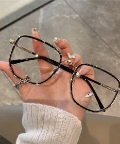 Gafas transparentes, montura para hombre y mujer