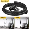 Gestor de cables, protector espiral flexible