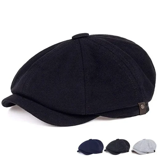 Gorra Plana Negra de Algodón Barata de Alta Calidad