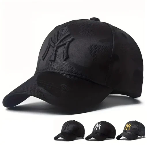 Gorra béisbol camuflaje bordado letra moda primaveraotoño