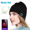 Gorra calentada de invierno Bluetooth inalámbrica con música