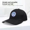 Gorra de béisbol bordada con emblema de VW para Volkswagen