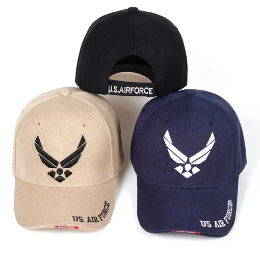 Gorra de béisbol bordada de la USAF V-Mark