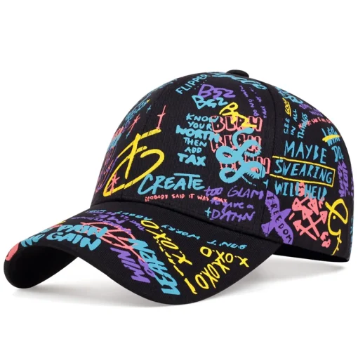 Gorra de béisbol con estampado urbano