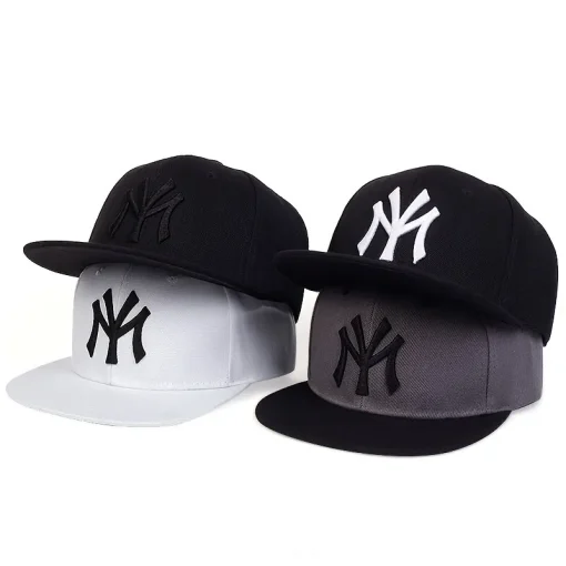 Gorra de béisbol de hip-hop bordada unisex