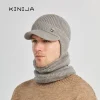 Gorra de invierno para hombre, gorro de punto, gorro de béisbol