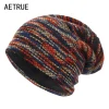 Gorra de punto AETRUE térmica para hombre y mujer