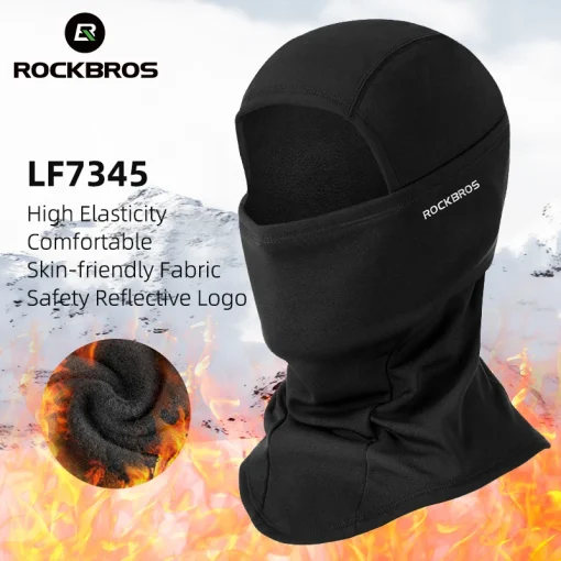 Gorra térmica cortavientos de forro polar ROCKBROS