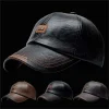 Gorras de béisbol de cuero para hombre