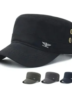 Gorras de camionero sólidas y planas para hombres y mujeres