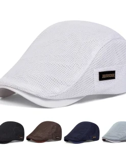 Gorras planas de malla transpirable para hombre de NEW York Label