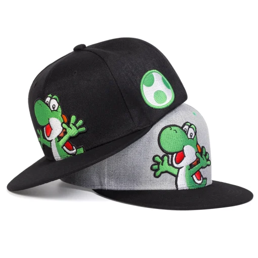 Gorro Hip-hop con bordado unisex de dinosaurio