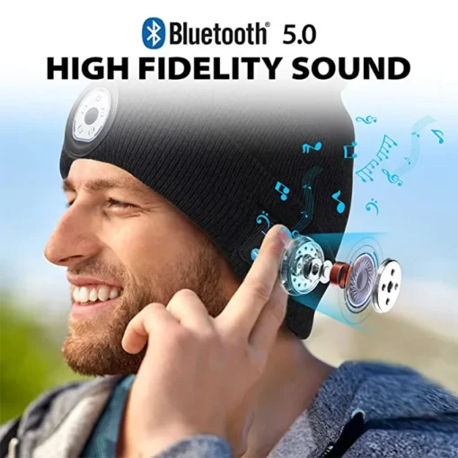 Gorro LED Caliente Punto Bluetooth