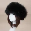 Gorro Mujer Piel Sintética Peluche Orejeras