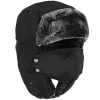 Gorro de aviadortrapper ushanka de invierno para hombre, con máscara antiviento