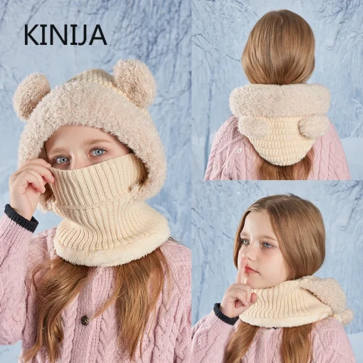 Gorro tej. aterciop. niños